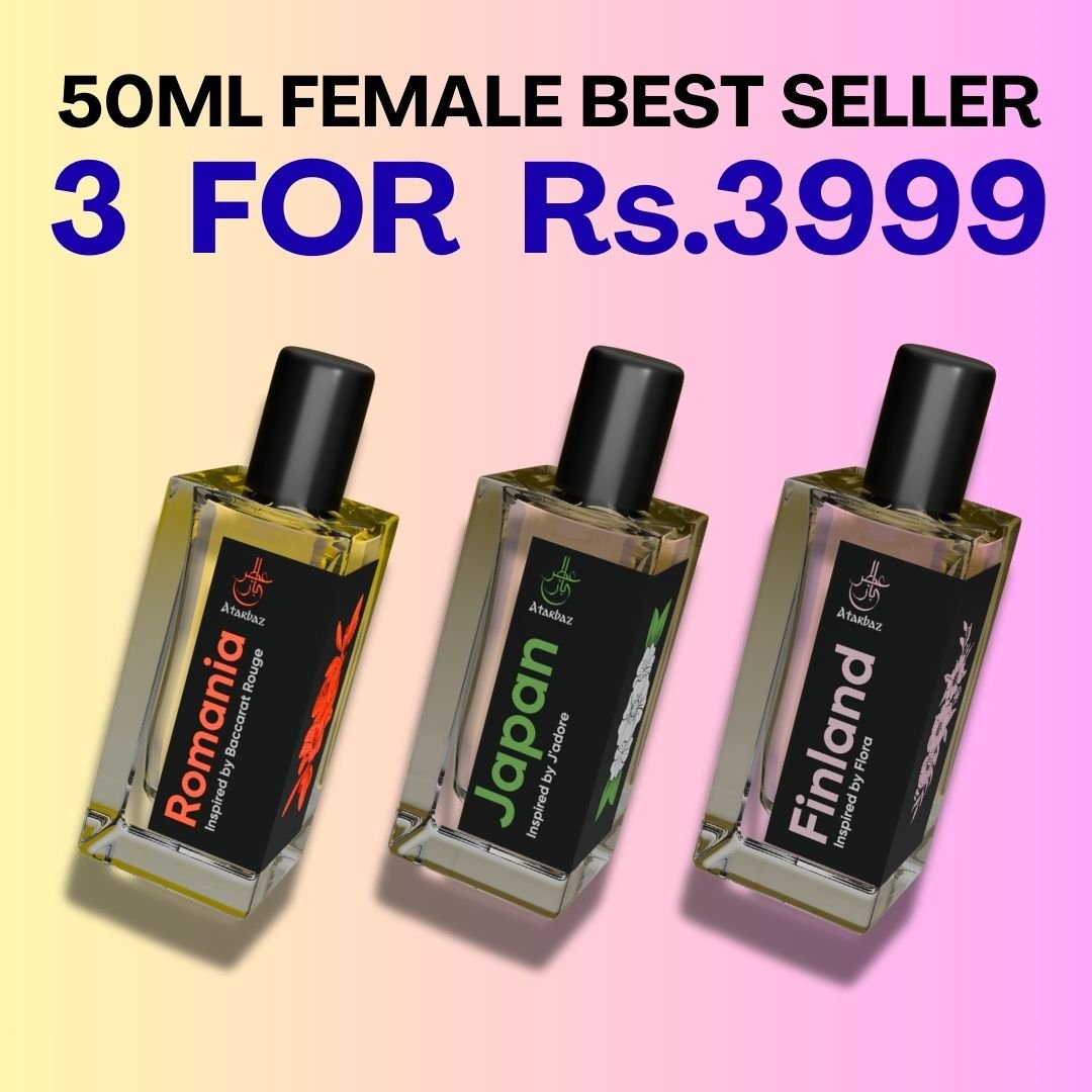 Top 3 Female Bundle (50ml) - Atarbaz